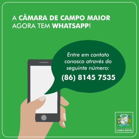 Câmara de Campo Maior cria ouvidoria através do aplicativo WhatsApp